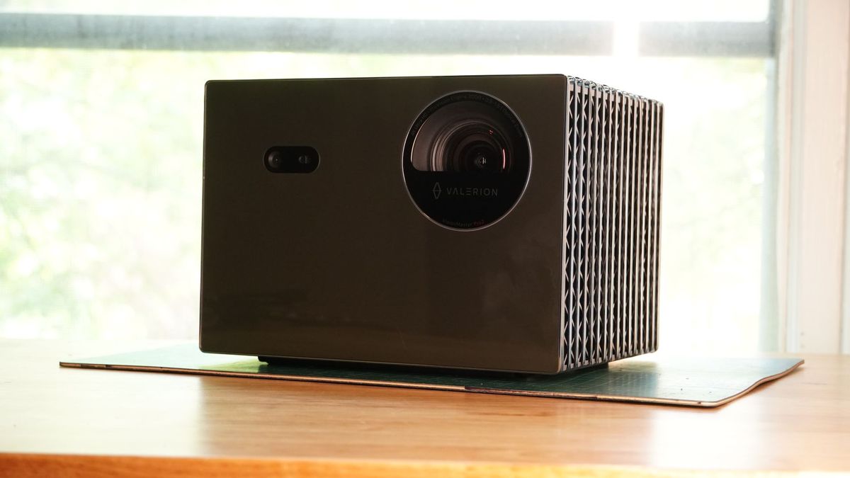 I tested the Valerion VisionMaster Pro 2 projector, and it’s got a bright picture, but it's pricey for an all-in-one