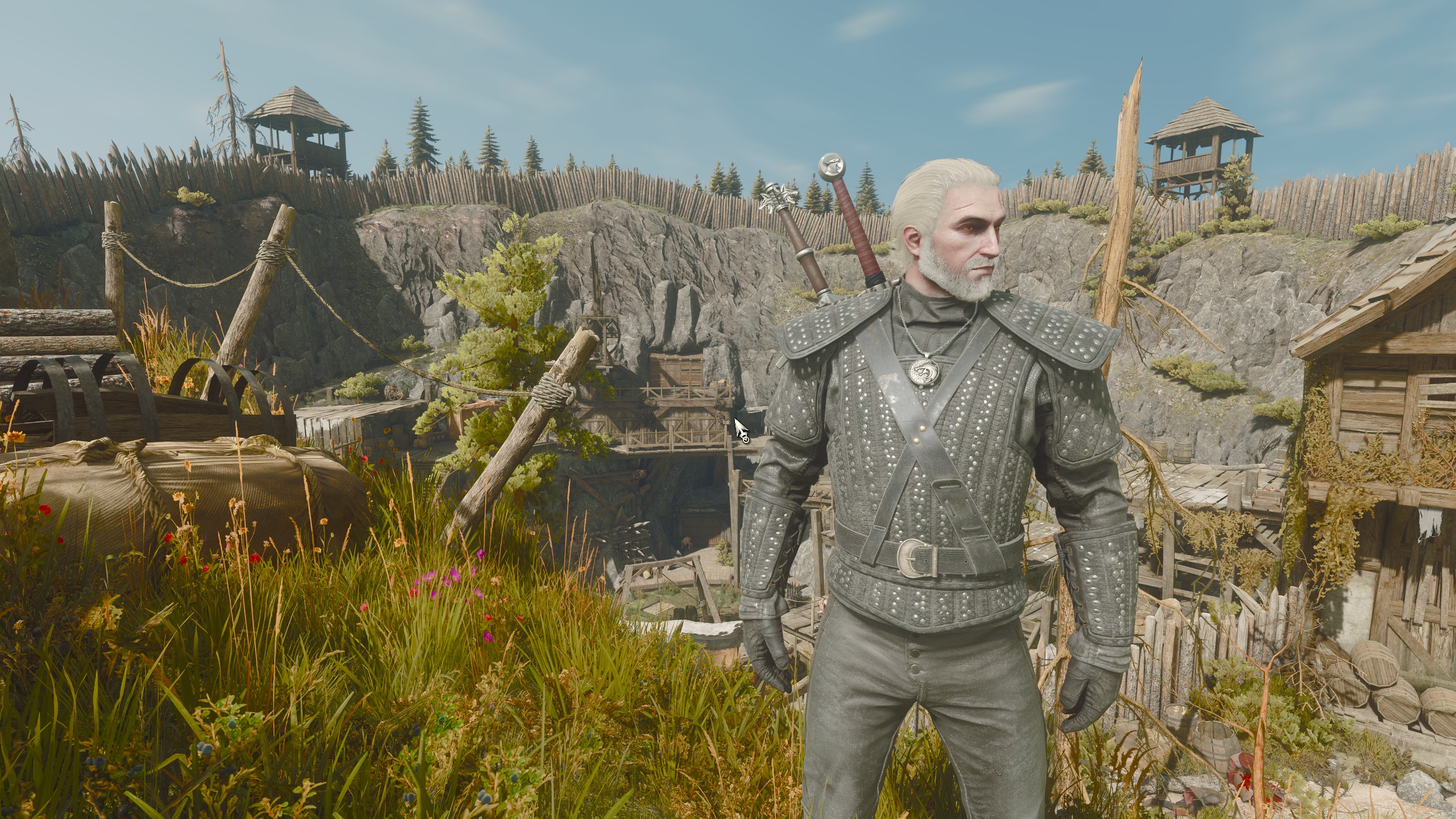 Witcher 3 - Geralt in Forgotten Wolven gear
