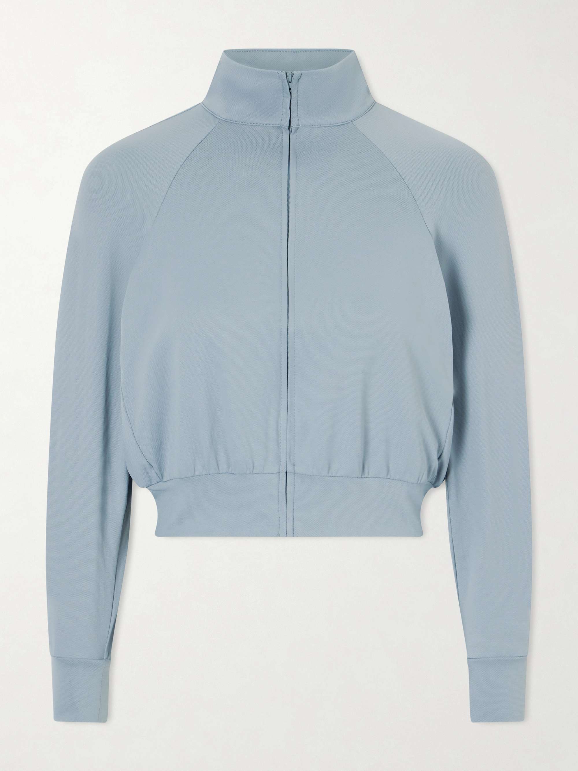 + Nike Cropped Track Jacket - Washed Pacific