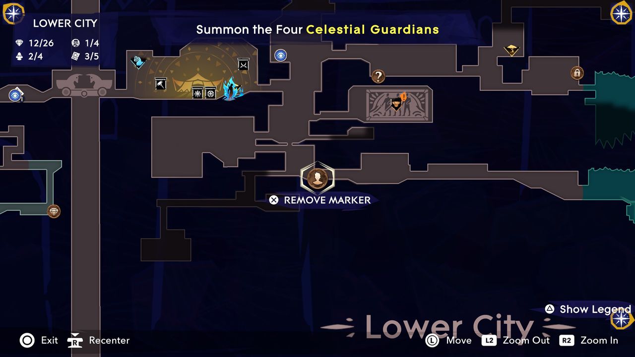 Prince of Persia: The Lost Crown sidequests - The Lost Warriors location