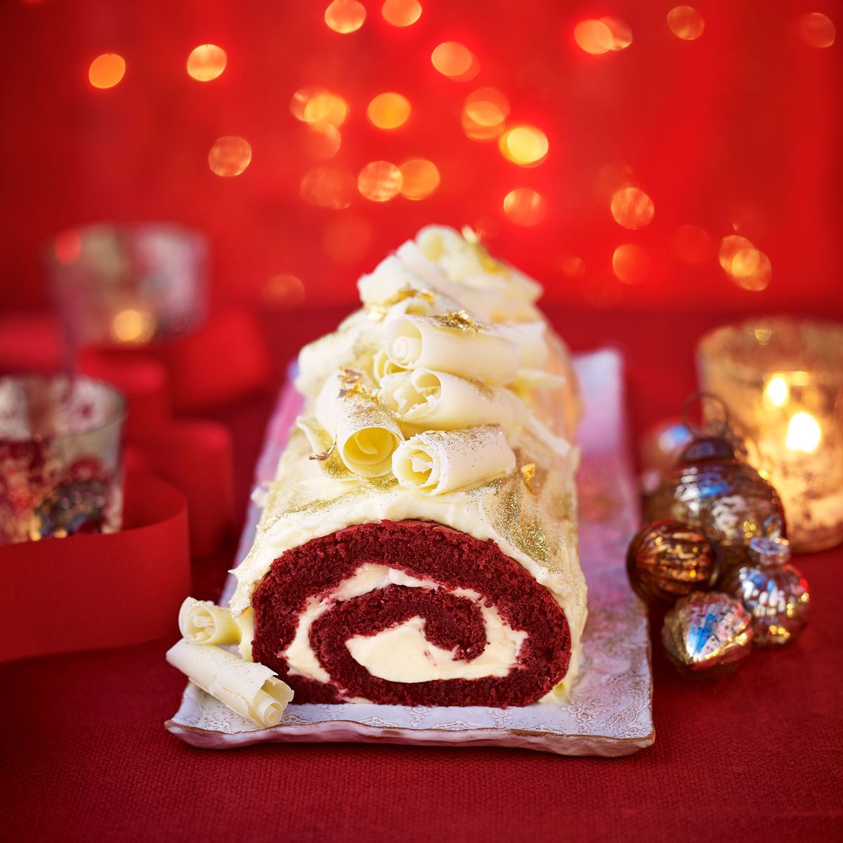 Red Velvet Roulade | Dessert Recipes | Woman & Home