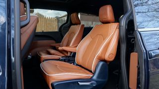 2024 Chrysler Pacifica Hybrid Pinnacle second-row captain's chairs.