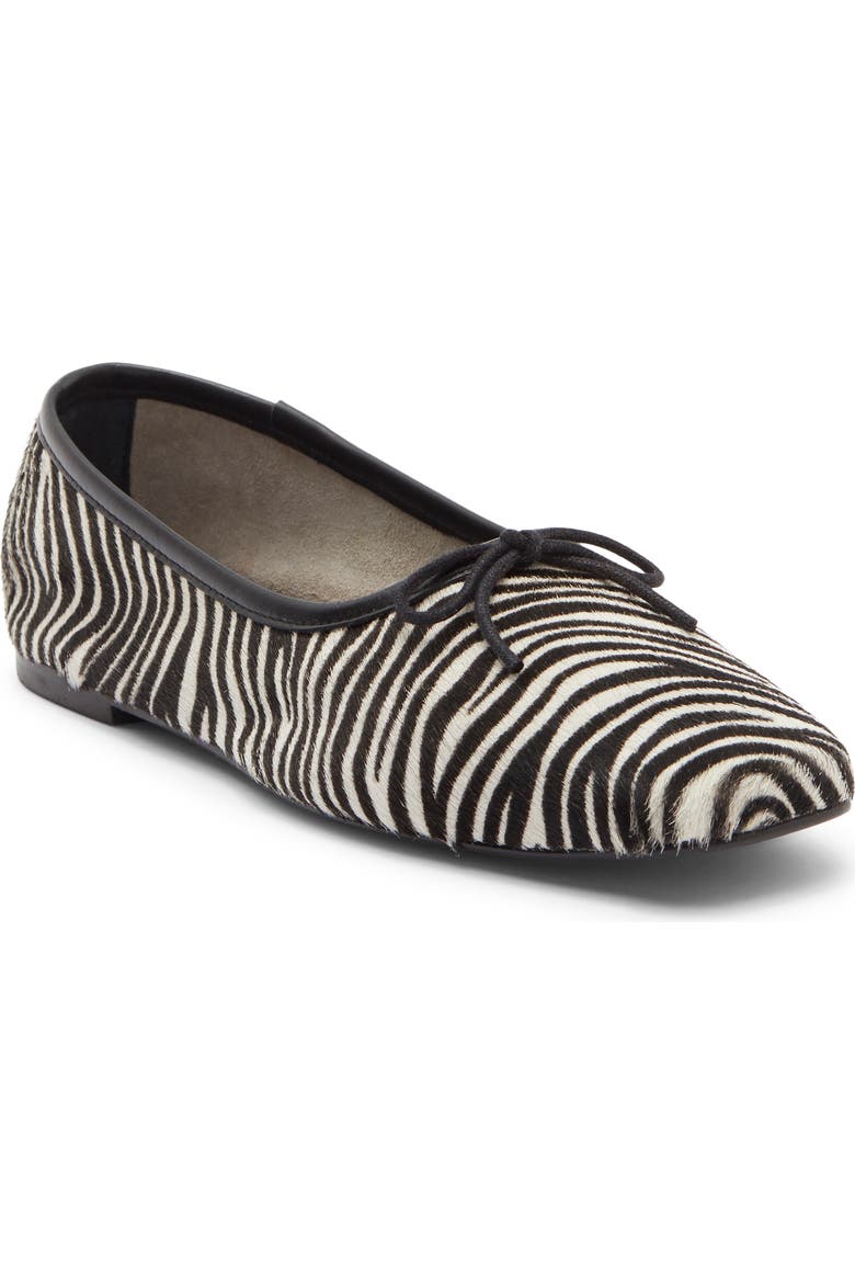 Jada Woven Square Toe Ballet Flat