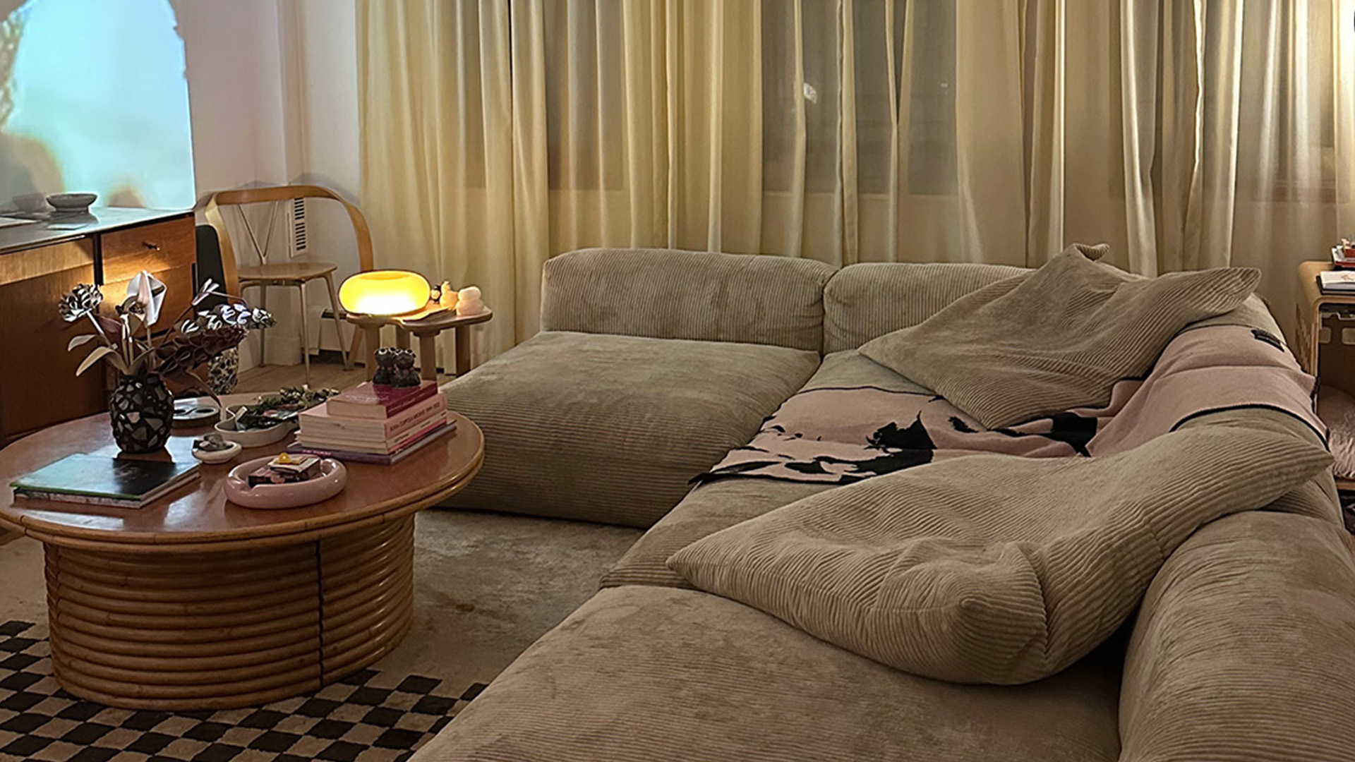 Fashion editor apartment.