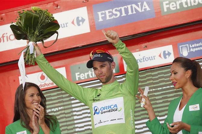 Michael Matthews(Orica-GreenEdge) in the points jersey