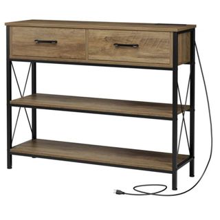 Jamieson Console Table with USB and power outlets