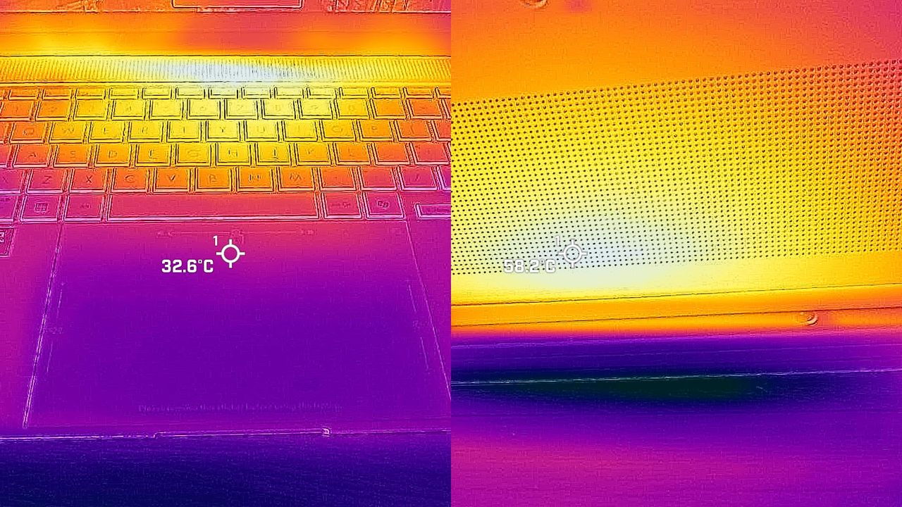 ASUS Zenbook S 16 thermal test