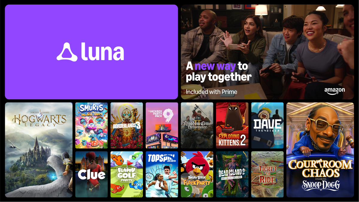 Amazon Luna is getting a massive upgrade focused on party games – and it'll all be free for Prime subscribers