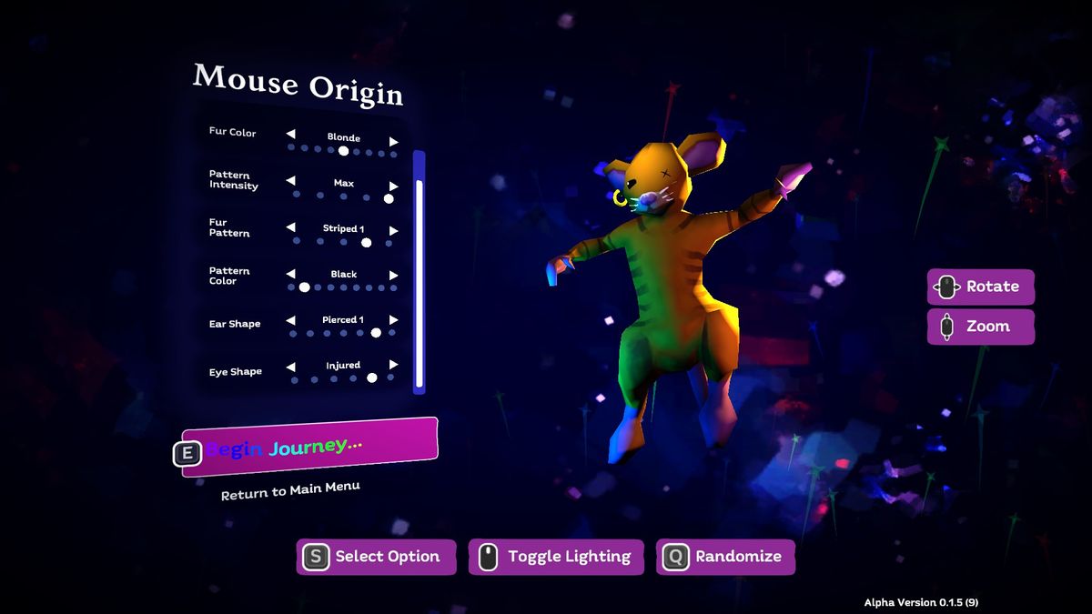 Several screenshots showing the environments and systems of Mouseward, a soulslike where you play a mouse in a fallen kingdom.