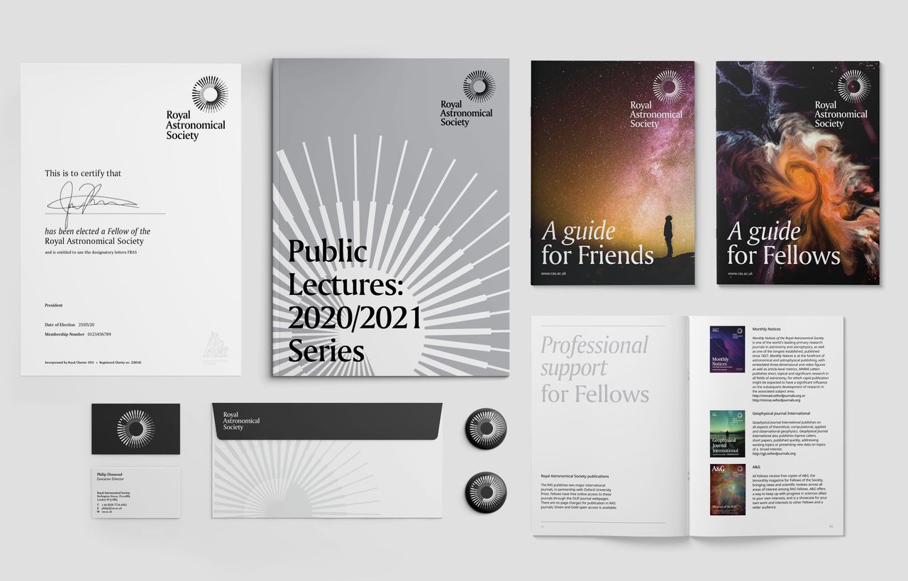Royal Astronomical Society by Johnson Banks