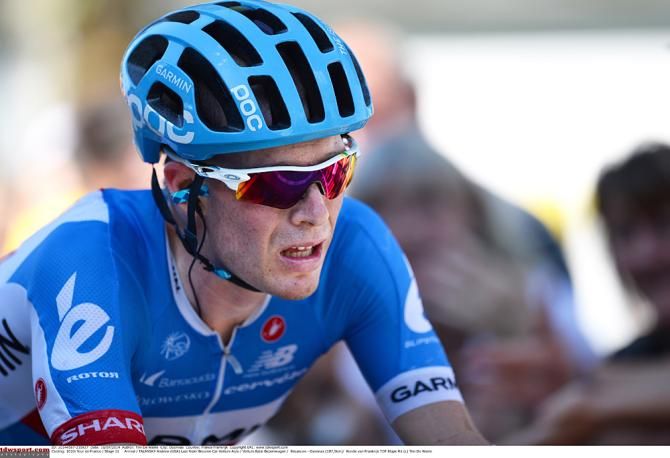 Andrew Talansky (Garmin-Sharp) struggled to make the time cut on stage 11, riding alone for 90km.