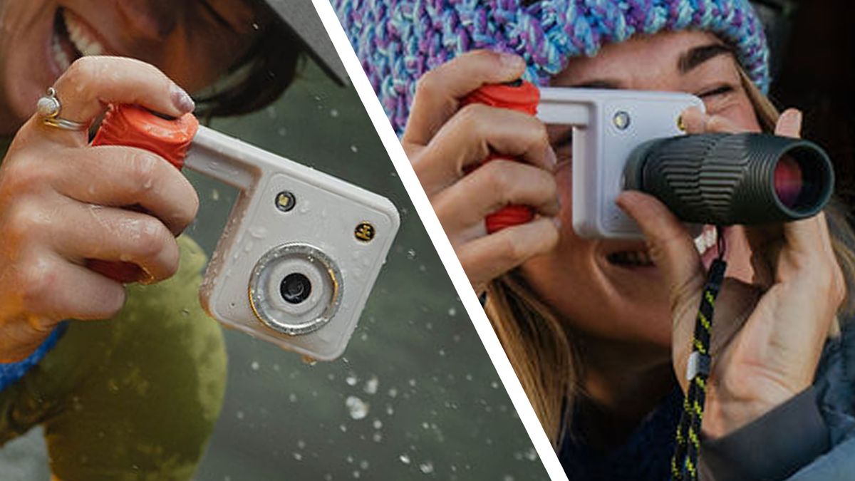 Screen-free compact camera arrives for hikers with a smart binoculars trick