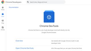 Chrome DevTools website screenshot