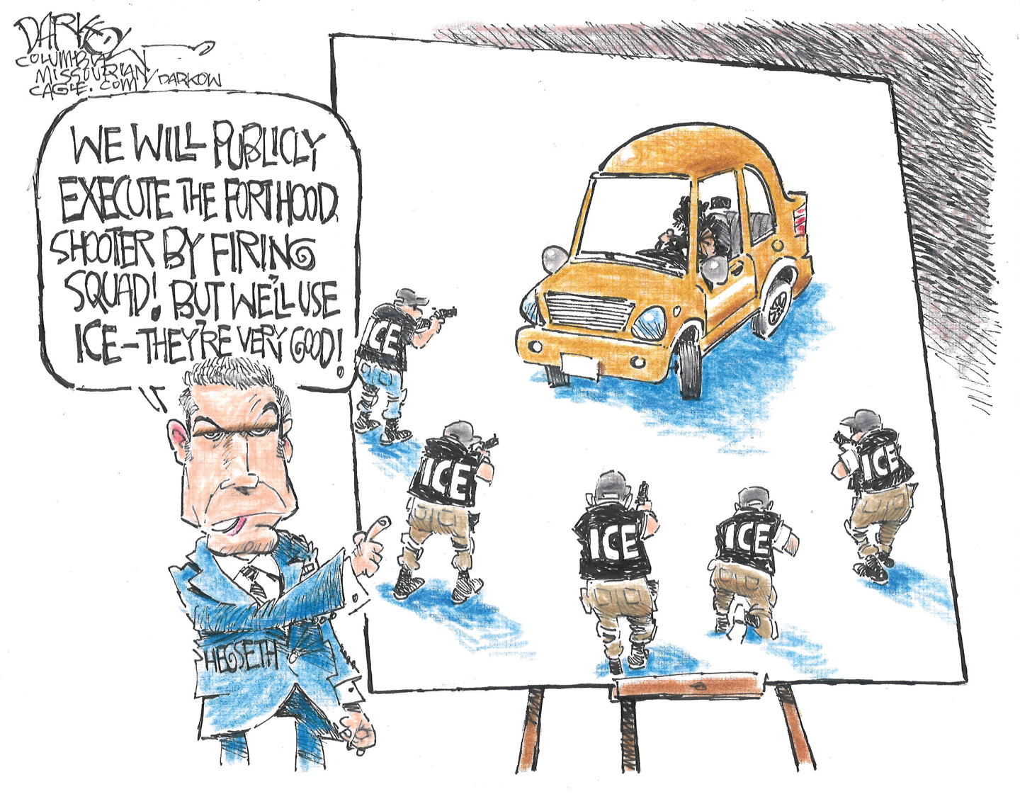Political cartoon