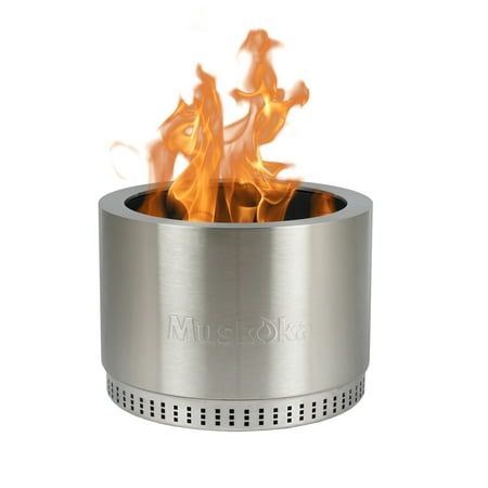 5" Stainless Steel Smokeless Wood Burning Fire Pit