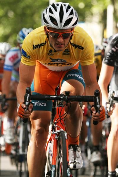 Nathan Haas (Genesys) en-route to overall victory on the streets of Carlton