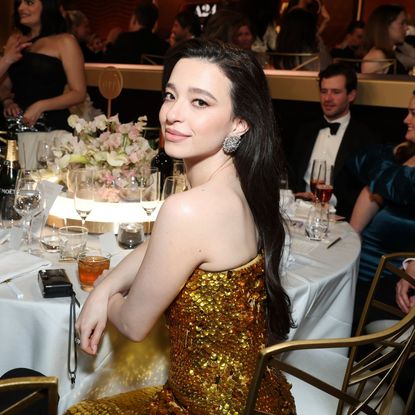 BEVERLY HILLS, CALIFORNIA - JANUARY 05: Mikey Madison attends the 82nd Annual Golden Globe Awards at The Beverly Hilton on January 05, 2025 in Beverly Hills, California. (Photo by Stewart Cook/CBS via Getty Images)