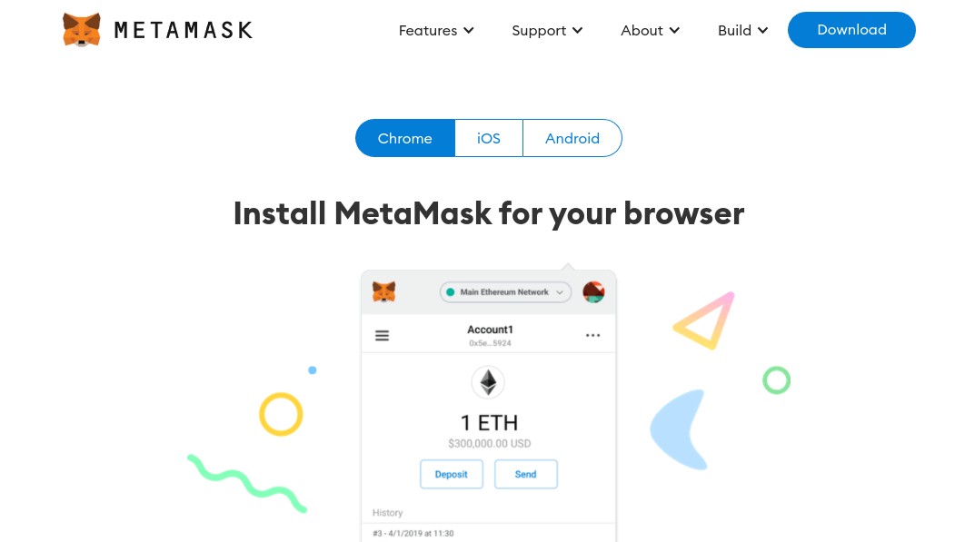 Screengrab from MetaMask