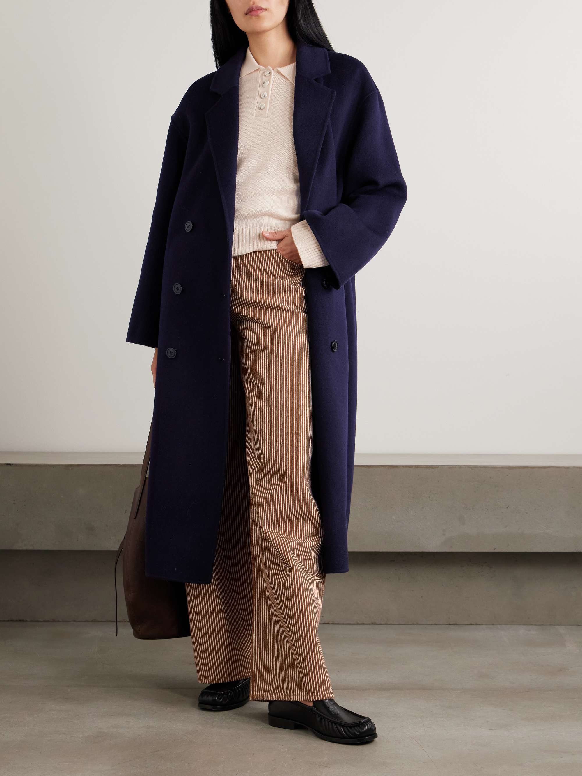 Borneo Double-Breasted Wool and Cashmere-Blend Coat