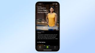 Apple Fitness Plus new post-pregnancy workout collection