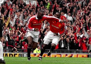 Dwight Yorke and Andy Cole, left, enjoyed a fine strike partnership