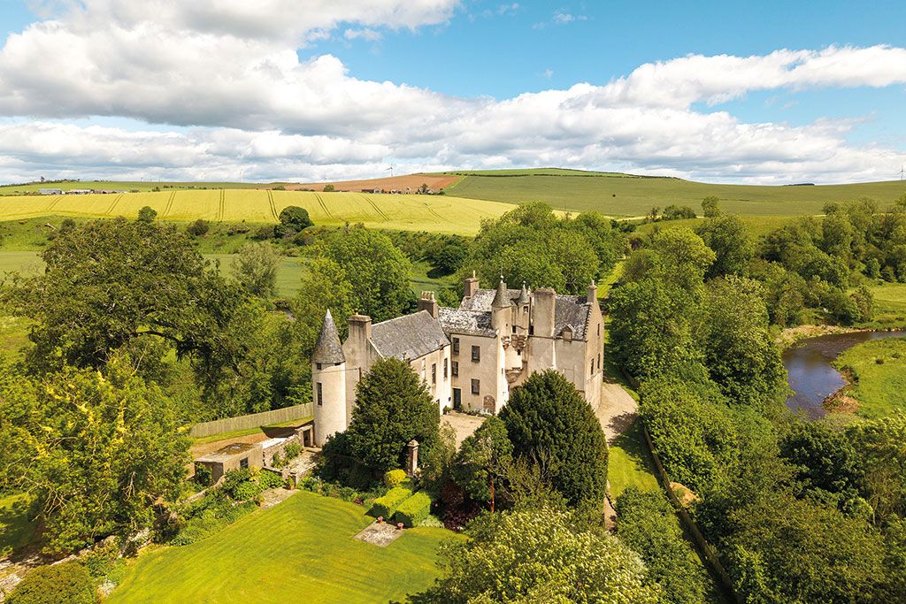 Houses for sale with walled gardens: Allardice Castle, Inverbervie, Montrose, Angus