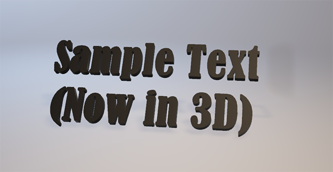 how to make curved text in paint 3d