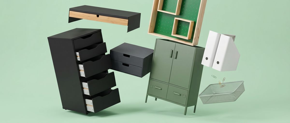21 smart storage ideas from IKEA will make your home office seem twice as big — with no remodelling