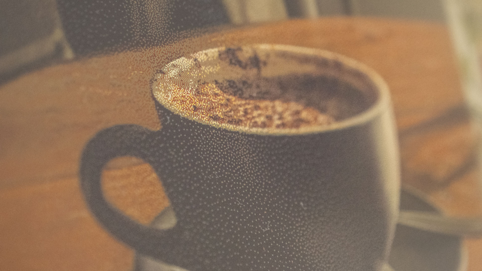 A close up of the The Aura Ink 'E Ink' digital photo frame's display, showing the dotty detail