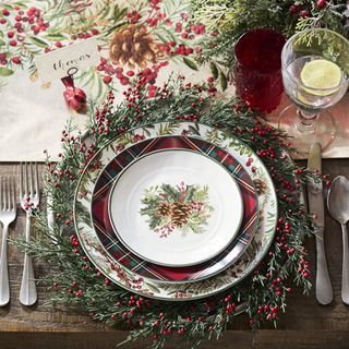 Holly Berry Stoneware Dinnerware Collection