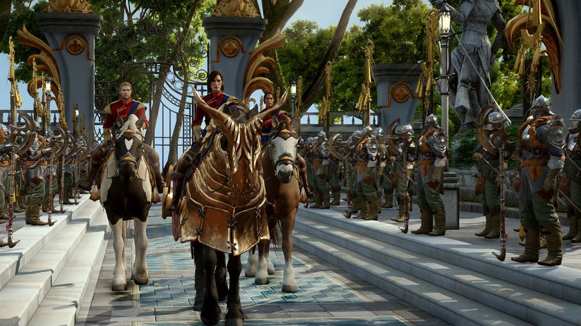 Riding into a party in Dragon Age: Inquisition