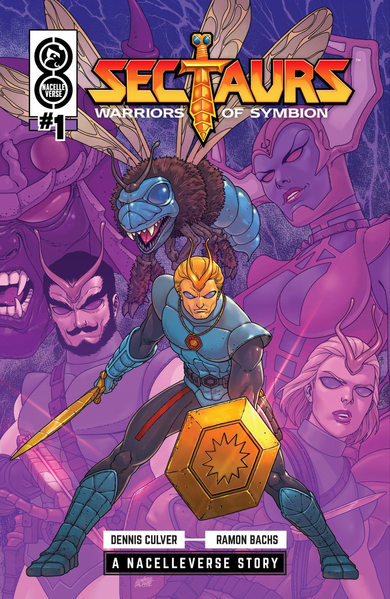 Cover art from Sectaurs #1