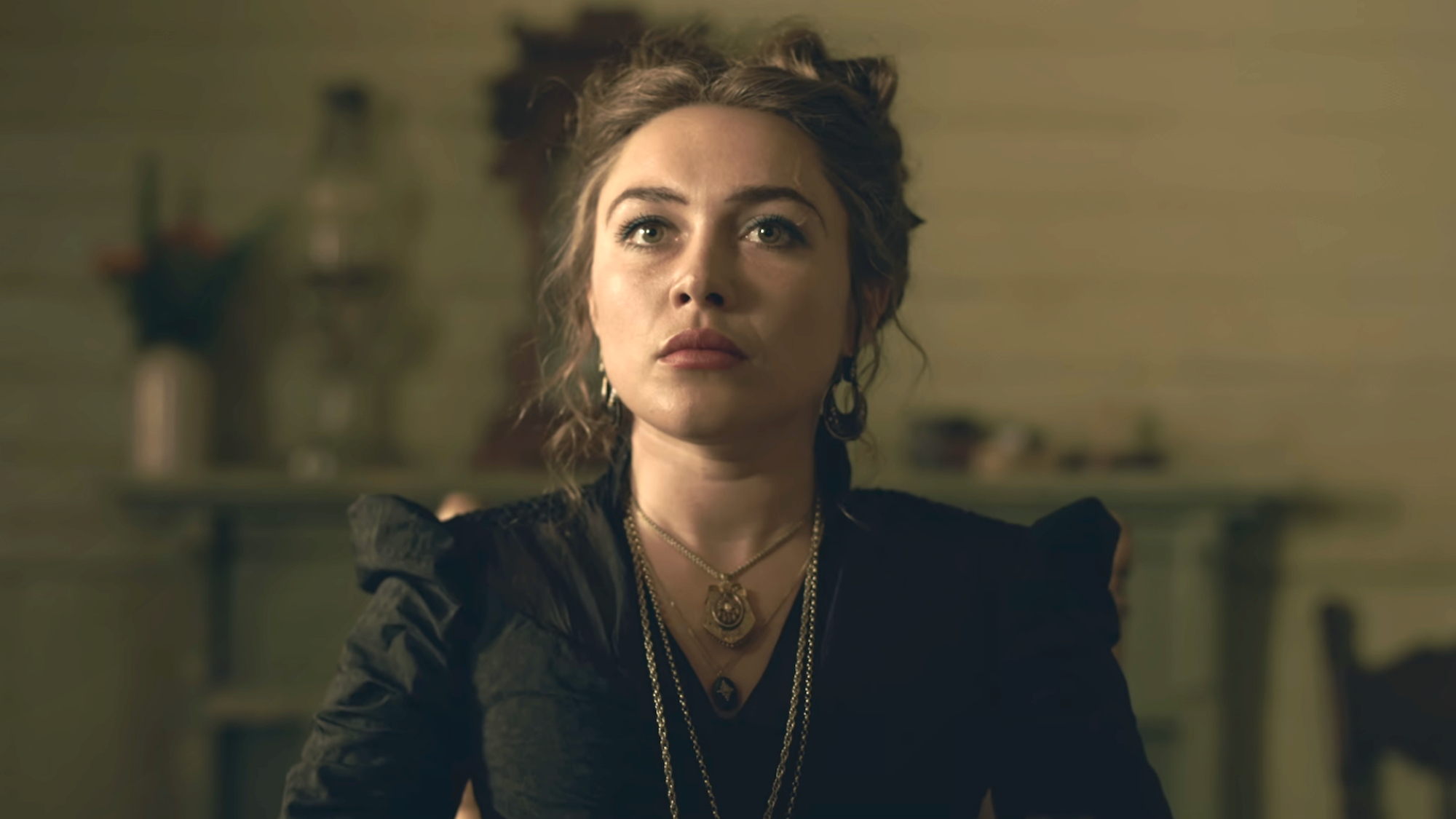 Florence Pugh as Cathy in East of Eden