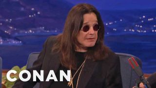 Ozzy Osbourne on the Conan show