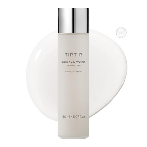 Tirtir Milk Skin Rice Toner - Deep Moisturizing, Hydrating and Refreshing for Face, Niacinamide, Ceramide, Rice Bran Extract, Nature-Oriented Ingredients, Korean Skin Care, Vegan, 150ml / 5.07 Fl.oz.