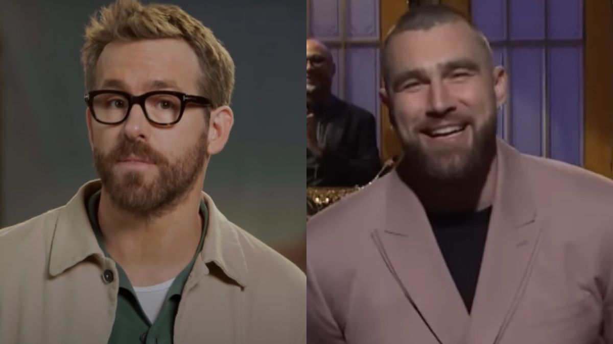 Ryan Reynolds Posts Recreation of Blake Lively & Taylor Swift Pic With  Travis Kelce