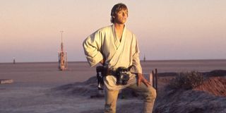 Mark Hamill as Luke Skywalker in Star Wars: A New Hope