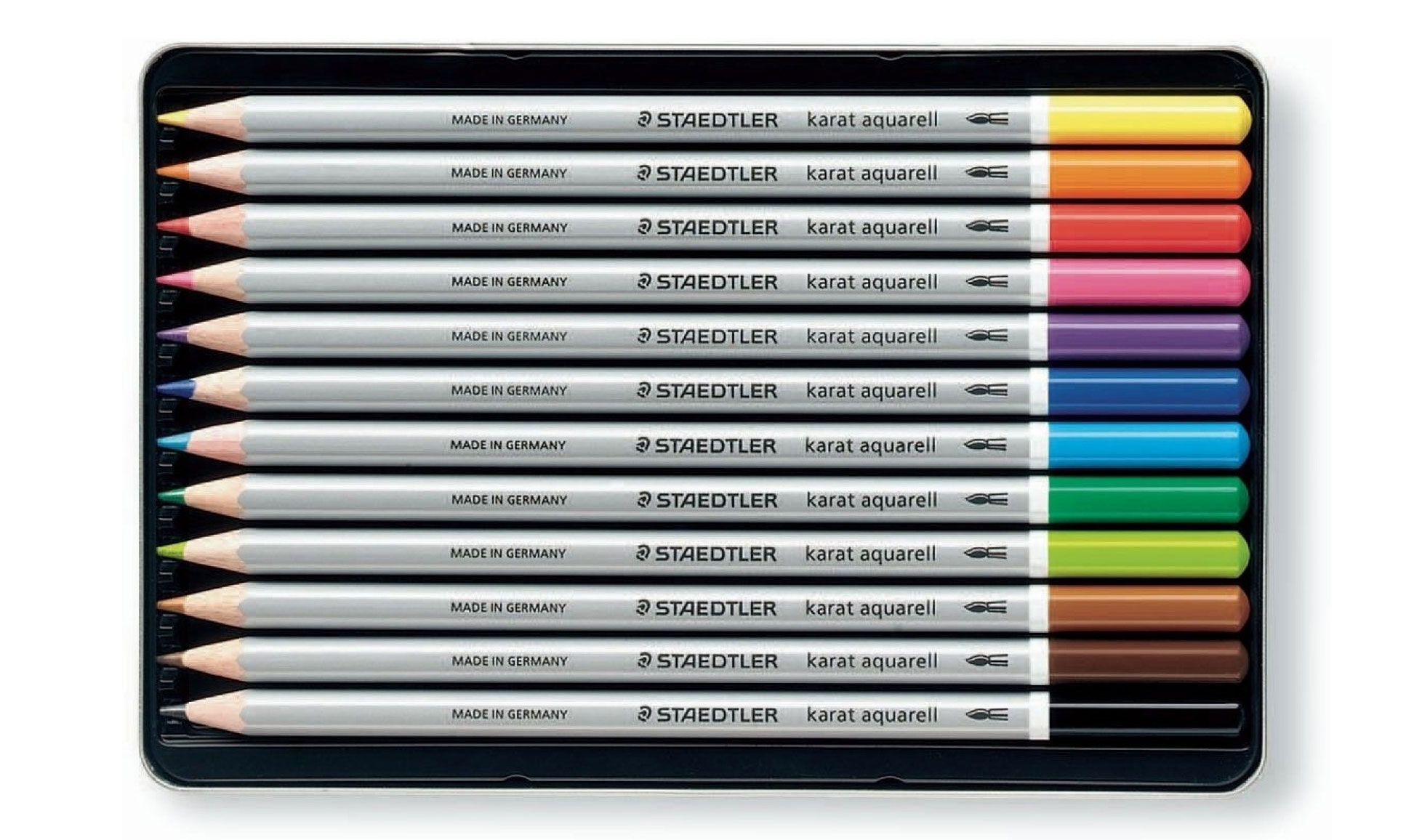 Best pencils: Staedtler Karat Aquarell watercolour pencils