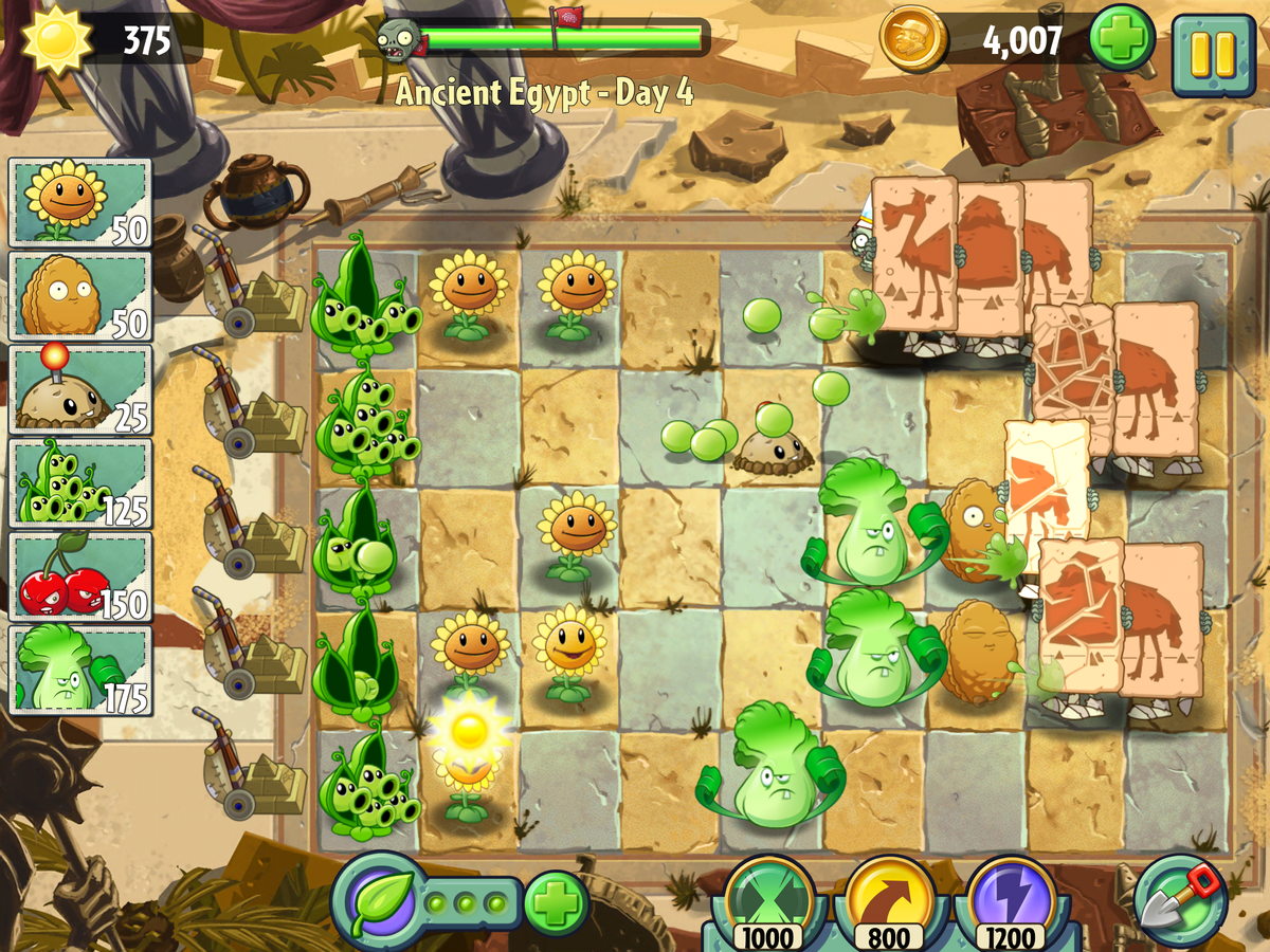 All Zombies vs All Plants in Plants vs Zombies 2 Power UP Challenge - Free  and Premium Plants 