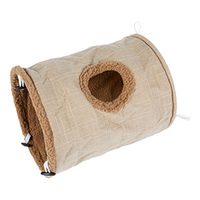 Willow's Linen Cat Tunnel Toy |RRP: £14 | Now: £7 | Save: £7 (50%) at Pets at Home