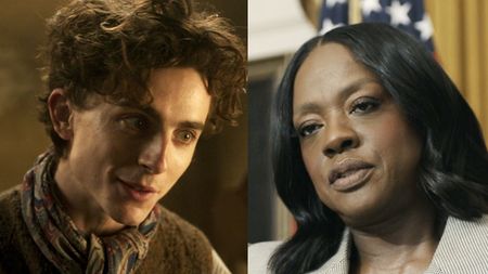 Timothee Chalamet as Willy Wonka in Wonka (2023), Viola Davis starring as the President in G20 for Amazon Prime (2025).
