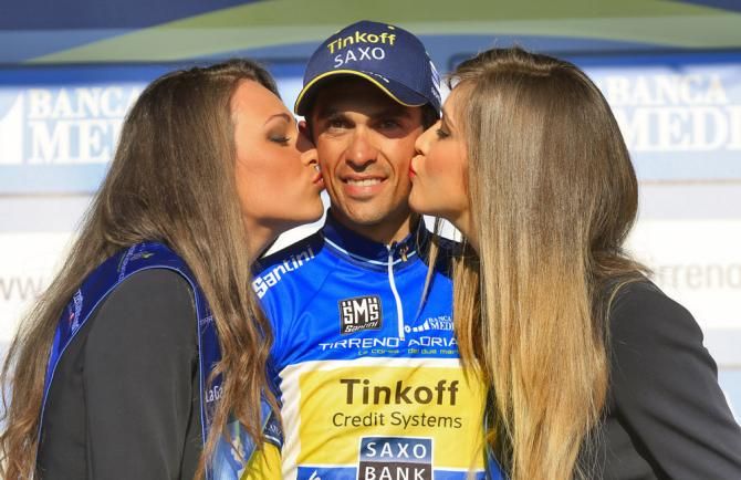 Alberto Contador (Tinkoff-Saxo) remains in the overall lead at Tirreno-Adriatico with one stage remaining