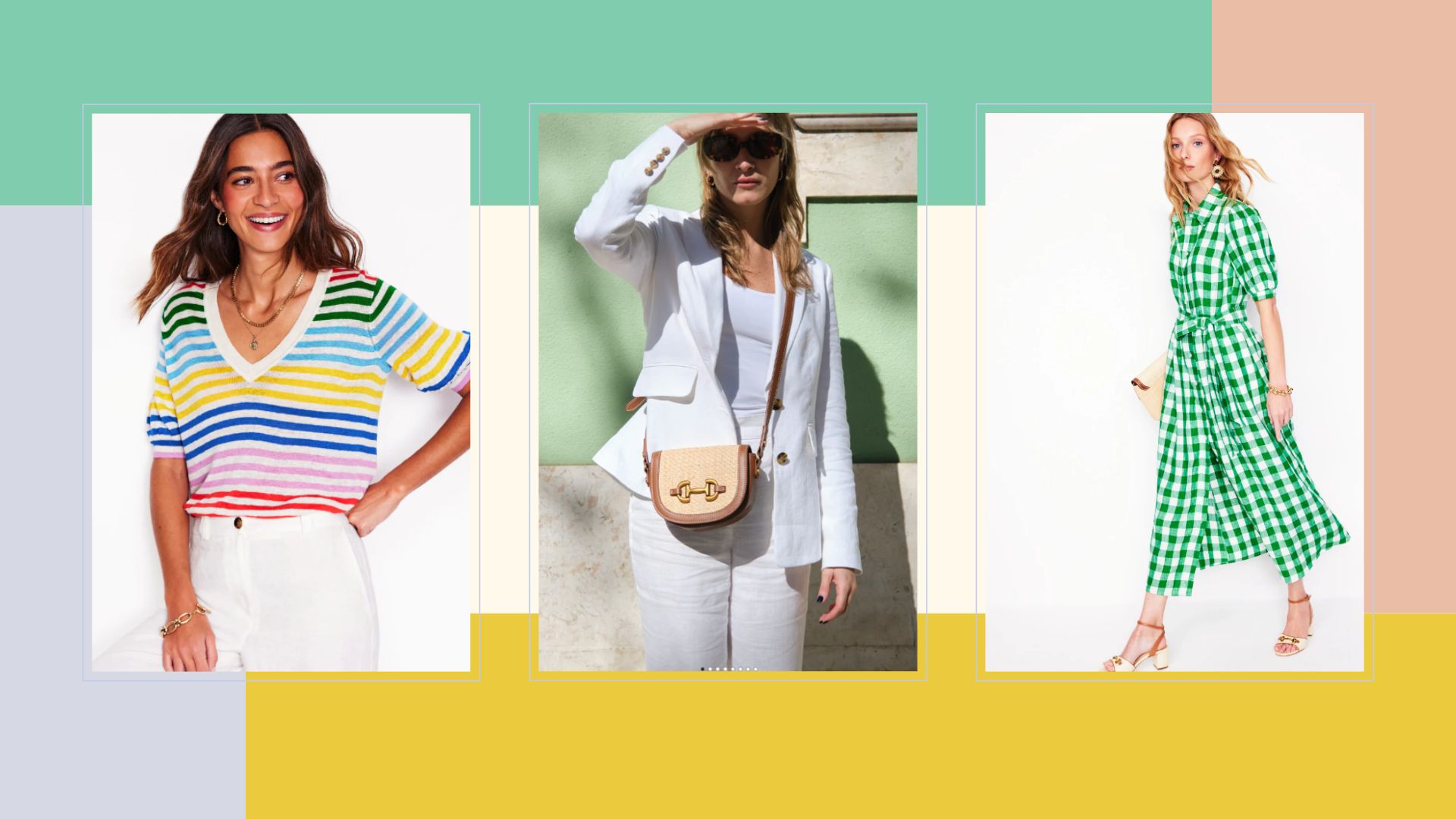 three Boden outfits
