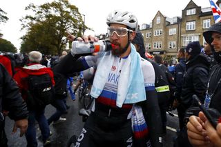 Slovakia's Peter Sagan after finishing fifth in the road race at the 2019 UCI Road World Championships in Yorkshire