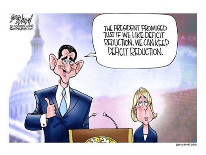 Political cartoon budget deal Ryan