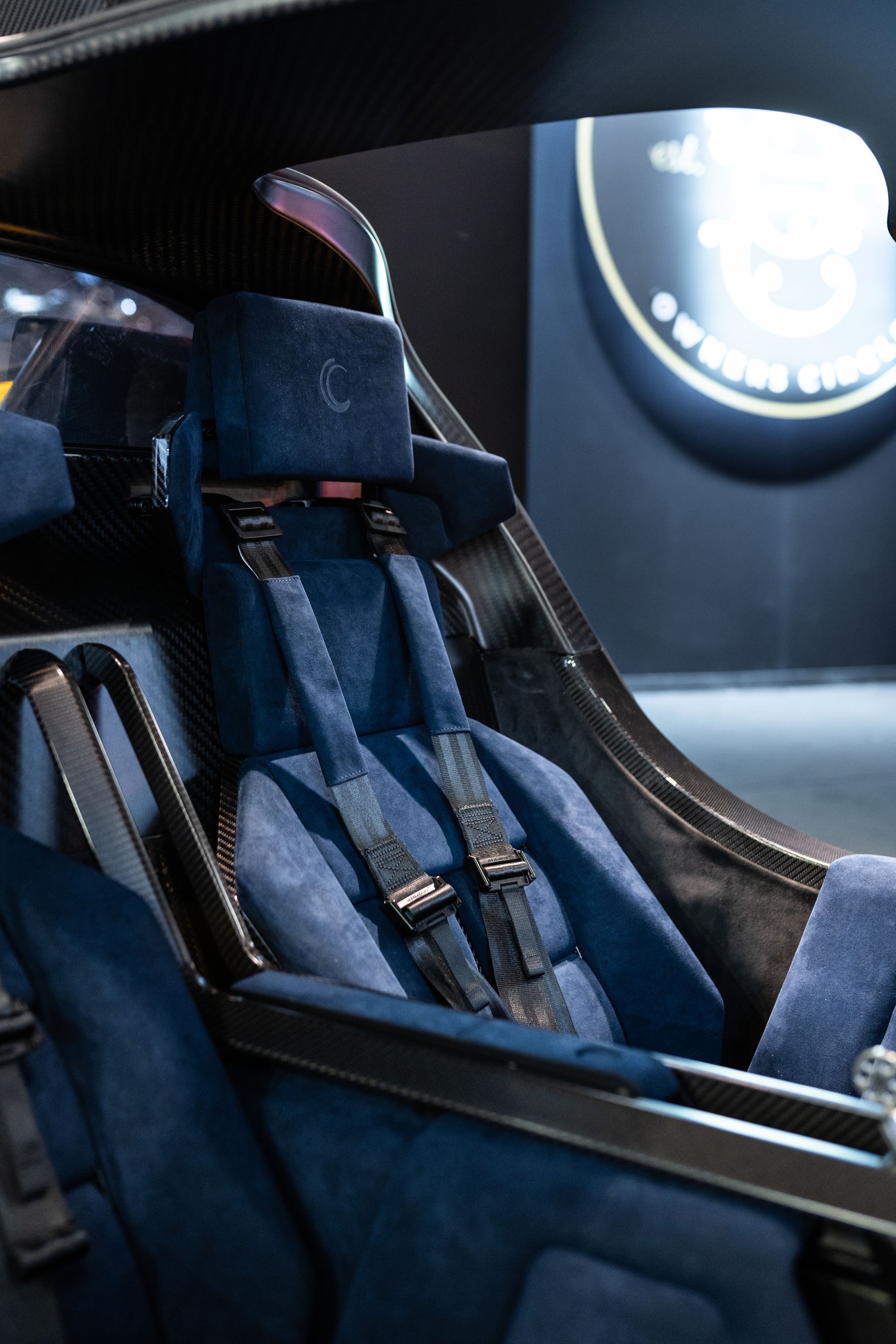 The bespoke cabin of the second prototyope Capricorn 01 Zagato