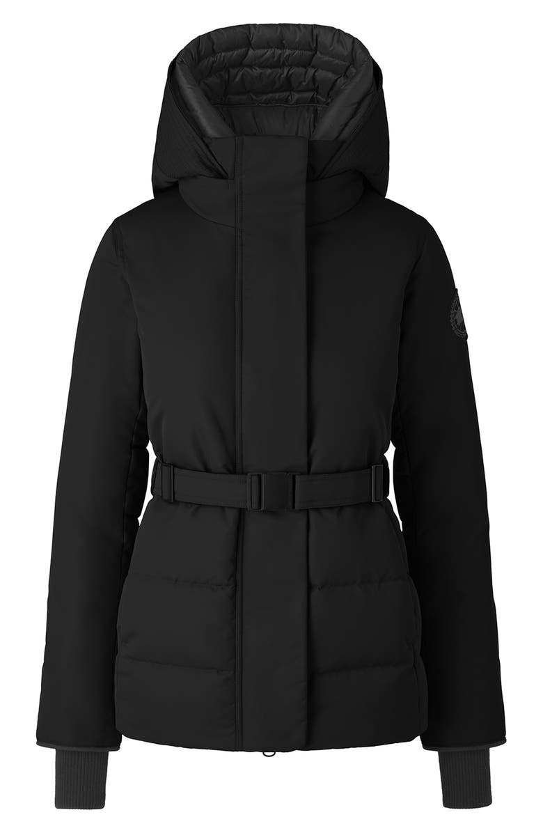 Merritt Water Resistant Recycled Nylon Hooded Down Jacket