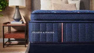 Stearns & Foster mattress, with pillow top feature
