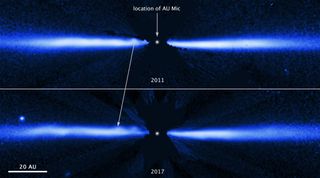 AU Microscopii debris disk