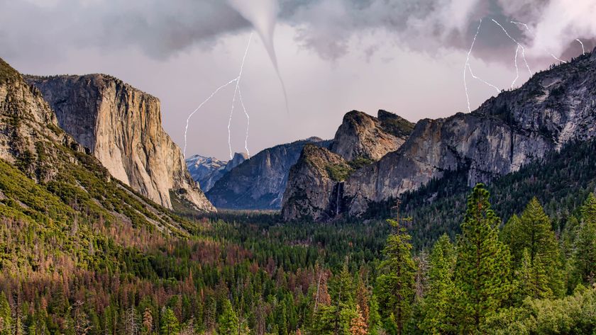 Thunderstorm in Yosemite National Park, California